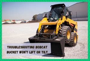 skid steer bucket wont lift|bobcat skid steer no lift.